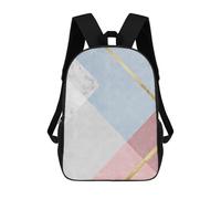 sinyumoney Modern Textures VI Sac À Dos Scolaire Pour Adolescents, Imprimé En 3D, Ajustable, À Poches Tendance, Pour Enfants, Garçons, Filles, Étudiants Et Adolescents 17inch