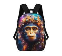 sinyumoney Monkey King Sacs À Dos Pour Enfants, Sac D'école Imprimé En 3D, Cartable Pour Enfants, Sac De Voyage, Sac À Dos Garçon Fille, Sac D'école Pour Enfants 17inch