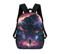 sinyumoney Monumental Stormscape Sac À Dos Scolaire Imprimé En 3D Pour Enfants, Sac À Dos De Voyage Tendance Et Décontracté Pour Écoliers 17inch