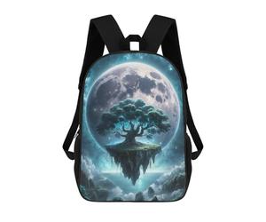 sinyumoney Moonlit Mystique Island Sac À Dos Scolaire Pour Filles Et Garçons, Sac À Dos Avec Poche, Sac À Dos Tendance Pour Enfants 17inch