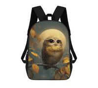 sinyumoney Moonlit Owl Perch Sacs À Dos Pour Enfants, Sac À Dos Scolaire Imprimé En 3D Pour Enfants, Sac À Dos De Voyage, Sac À Livres Pour Enfants 17inch Sac D'école