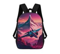 sinyumoney Mountain Flight Fantasy Sac À Dos Scolaire Imprimé En 3D Pour Enfants, Sac À Dos Garçon/fille, Sac De Voyage Pour Enfants 17inch