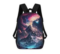 sinyumoney Mountain Nebula Galaxy Sac À Dos Imprimé En 3D Pour Enfants, Sac D'école, Sac De Voyage Grande Capacité, Sac À Livres, Sac À Dos Pour Enfants 17inch