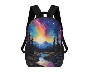 sinyumoney Mountain Sunfall Sacs À Dos Pour Enfants, Sac À Dos Scolaire, Sac À Dos Imprimé En 3D Pour Enfants, Sac À Dos De Voyage, Sac À Livres, Sac D'école Pour Enfants 17inch