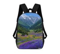 sinyumoney Mountain Valley Hiking Adventure 17inch Sacs À Dos Scolaires Imprimés En 3D - Sacs À Dos Tendance Pour Garçons Du Primaire Et Du Collège