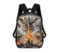 sinyumoney Multi-Headed Dragon Battle Sac À Dos Scolaire Imprimé En 3D Pour Garçons Et Filles, Sac À Dos Pour Ordinateur Portable Pour Enfants/étudiants/adultes 17inch