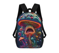 sinyumoney Mushroom Fantasy Sacs À Dos, Sac À Dos Enfant, Sac D'école, Sac À Dos De Voyage Imprimé En 3D, Accessoire De Mode, Sac À Dos Imperméable Pour Enfants 17inch