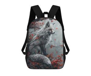 sinyumoney Mystic Kitsune Fox Sac À Dos Avec Poche, Sacs À Dos Imprimés En 3D, Sacs De Voyage, Sacs À Livres, Sacs D'école Pour Enfants 17inch