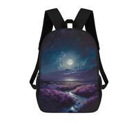 sinyumoney Mystic Purple Mountain Sacs À Dos Pour Enfants, Cartables Imprimés En 3D, Sacs À Dos Pour Élèves Du Primaire Et Du Collège, Garçons Et Filles 17inch