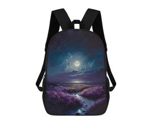 sinyumoney Mystic Purple Mountain Sacs À Dos Pour Enfants, Cartables Imprimés En 3D, Sacs À Dos Pour Élèves Du Primaire Et Du Collège, Garçons Et Filles 17inch