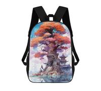 sinyumoney Mystical Big Tree Sac À Dos Scolaire Imprimé En 3D Pour Garçons Et Filles, Sac À Dos Pour Enfants, Sac De Voyage 17inch