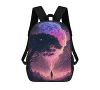 sinyumoney Mystical Cosmic Journey -1 Sac À Dos Enfant, Cartable, Sacs À Dos Scolaires Imprimés En 3D Pour Élèves Du Primaire Et Du Collège, Cadeau D'anniversaire Pour Adolescents 17inch