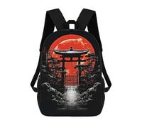 sinyumoney Mystical Gate Horror Sacs À Dos Pour Enfants, Cartables Imprimés En 3D, Sacs À Dos Pour Élèves Du Primaire Et Du Collège (garçons Et Filles) 17inch