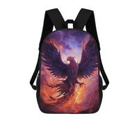 sinyumoney Mystical Phoenix Bird Sacs À Dos Imprimés En 3D Pour Enfants, Sacs D'école Tendance Pour Garçons, Sacs De Voyage, Sacs Scolaires Pour Élèves Du Primaire 17inch