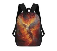 sinyumoney Mystical Phoenix Bird Sacs À Dos Scolaires Pour Enfants, Sac D'école Imprimé En 3D Pour Garçons, Élèves Du Primaire Et Du Collège 17inch