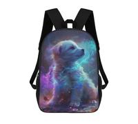 sinyumoney Mystical Puppy 17inch Sacs À Dos Scolaires Imprimés En 3D - Sacs À Dos Tendance Pour Garçons Du Primaire Et Du Collège