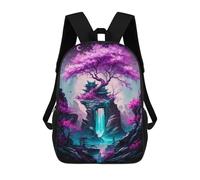 sinyumoney Mystical Tree 11 Sac À Dos Enfant, Cartable Pour Garçons Et Adolescents, Sac À Dos De Voyage, Sac À Dos Scolaire, Sac À Livres 17inch