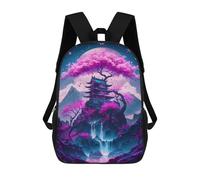 sinyumoney Mystical Tree Sac À Dos Scolaire Imprimé En 3D, Sac À Dos Tendance Pour Enfants, Sac À Dos Pour Garçons, Élèves Du Collège 17inch