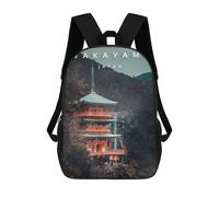 sinyumoney Nachi No Taki Japan Sacs À Dos Pour Enfants 17inch Sac À Dos Scolaire, Sac Imprimé En 3D, Cartable Pour Enfants, Sac De Voyage, Sac À Dos Garçon Fille, Sac D'école Pour Enfants