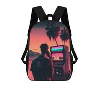 sinyumoney Neon Desert Reflections Sac À Dos, Cartable Imprimé En 3D, Sac À Goûter, Sac À Dos De Voyage, Sac À Dos Entre Amis, Sac À Dos Scolaire Pour Filles Et Garçons 17inch