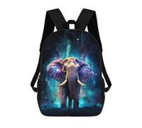 sinyumoney Neon Elephant Nebulae Sac À Dos Imprimé En 3D Pour Enfants, Sac D'école Grande Capacité, Sac De Voyage, Sac À Livres, Sac À Dos Scolaire Pour Enfants 17inch
