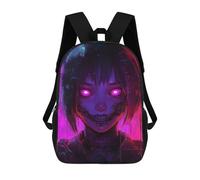 sinyumoney Neon Girl Art Print-1 Sac À Dos Scolaire Pour Enfants, Imprimé En 3D, Tendance Et Décontracté, Pour Garçons, Élèves Du Primaire Et Du Collège 17inch
