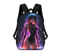 sinyumoney Neon Glowing Anime Babe Sacs À Dos Décontractés Pour Enfants, Sacs D'école Pour Adolescents, Filles Et Garçons, Sacs À Dos Pour Livres 17inch