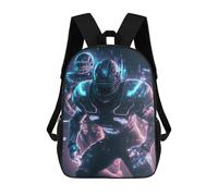 sinyumoney Neon Gridiron Heroes Sacs À Dos, Sac À Dos Enfant, Sac D'école, Sac À Dos De Voyage Imprimé En 3D, Accessoire De Mode, Sac À Dos Imperméable Pour Enfants 17inch