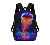 sinyumoney Neon Jellyfish Fantasy Sacs À Dos Imprimés En 3D Pour Enfants, Sacs D'école Tendance Pour Garçons, Sacs De Voyage, Sacs Scolaires Pour Élèves Du Primaire 17inch