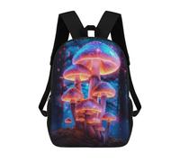 sinyumoney Neon Magic Mushrooms Sac À Dos Enfant, Cartable Imprimé En 3D Pour Garçons Et Adolescents 17inch