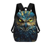 sinyumoney Neon Owl 17inch Sac À Dos Scolaire Imprimé En 3D Pour Enfants, Style Décontracté Et Tendance, Idéal Pour Les Voyages Et Les Études.
