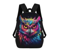 sinyumoney Neon Owl Sacs À Dos Scolaires Pour Enfants, Sac D'école Imprimé En 3D Pour Garçons, Élèves Du Primaire Et Du Collège 17inch