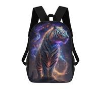 sinyumoney Neon Tiger Majesty Sac À Dos Enfant, Cartable, Sacs À Dos Scolaires Imprimés En 3D Pour Élèves Du Primaire Et Du Collège, Cadeau D'anniversaire Pour Adolescents 17inch
