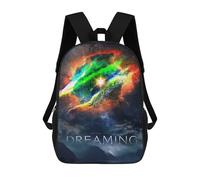sinyumoney Never Stop Dreaming Sacs À Dos 17 Pouces Pour Enfants, Sacs D'école Imprimés En 3D Pour Élèves Du Primaire Et Du Collège, Garçons Et Filles