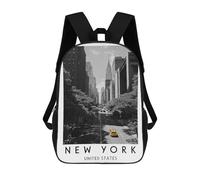 sinyumoney New York City Sacs À Dos Pour Enfants, Cartables Imprimés En 3D, Sacs À Dos Pour Élèves Du Primaire Et Du Collège (garçons Et Filles) 17inch