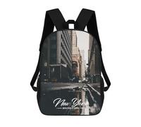 sinyumoney New York Sacs À Dos Pour Enfants, Cartables, Sacs À Dos Scolaires Imprimés En 3D, Sacs À Dos De Voyage Tendance Pour Enfants (primaire, Collège) 17inch