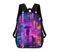 sinyumoney Night City Landscape Girls Sacs À Dos Décontractés Pour Enfants, Sacs D'école Pour Adolescents, Filles Et Garçons, Sacs À Dos Pour Livres 17inch