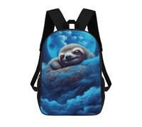 sinyumoney Night Sloth Dreamscape Sac À Dos Imprimé En 3D, Sac D'école Décontracté Et Tendance Pour Enfants, Sac D'école Pour Garçons, Collégiens 17inch