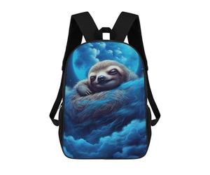 sinyumoney Night Sloth Dreamscape Sac À Dos Imprimé En 3D, Sac D'école Décontracté Et Tendance Pour Enfants, Sac D'école Pour Garçons, Collégiens 17inch