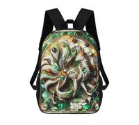 sinyumoney Nine Tailed Fox Kitsune Sacs À Dos Pour Enfants, Cartables Imprimés En 3D, Sacs À Dos Pour Élèves Du Primaire Et Du Collège, Garçons Et Filles 17inch