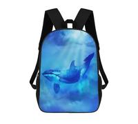 sinyumoney Ocean Whale Sacs À Dos Pour Enfants, Cartables, Sacs À Dos Scolaires Imprimés En 3D, Sacs À Dos De Voyage Tendance Pour Enfants (primaire, Collège) 17inch