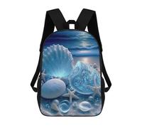 sinyumoney Oceanic Serenity Sacs À Dos Pour Enfants, Cartables 3D Personnalisés Pour Garçons Et Filles, Grands Sacs À Dos Scolaires Décontractés 17inch