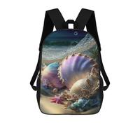 sinyumoney Oceanic Shell Symphony Sac À Dos Enfant, Cartable, Sacs À Dos Scolaires Imprimés En 3D Pour Élèves Du Primaire Et Du Collège, Cadeau D'anniversaire Pour Adolescents 17inch