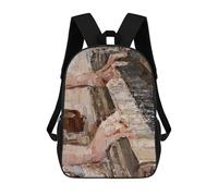 sinyumoney Oil Painting Piano Sac À Dos Scolaire Pour Filles Et Garçons, Grand Sac À Dos Léger Pour Enfants Et Étudiants 17inch