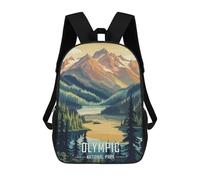 sinyumoney Olympic National Park Sacs À Dos Scolaires Pour Enfants, Sac D'école Imprimé En 3D Pour Garçons, Élèves Du Primaire Et Du Collège 17inch