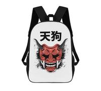 sinyumoney Oni Demon Sac À Dos Scolaire Pour Filles Et Garçons, Grand Sac À Dos Léger Pour Enfants Et Étudiants 17inch