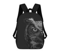 sinyumoney Owl Animals Sac À Dos Pour Garçons Et Adolescents, Sacs À Dos Pour Filles, Sacs À Dos Pour Tout-petits, Sacs À Livres Pour L'école Primaire Et Le Collège 17inch