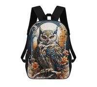sinyumoney Owl Celestial Guardian Sac À Dos Scolaire Imprimé En 3D Pour Enfants, Sac À Dos Garçon/fille, Sac De Voyage Pour Enfants 17inch