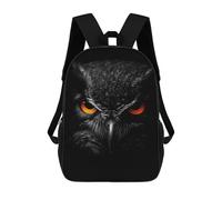 sinyumoney Owl Close-Up Sacs À Dos Pour Enfants, Sac À Dos Scolaire, Sac À Dos Imprimé En 3D Pour Enfants, Sac À Dos De Voyage, Sac À Livres, Sac D'école Pour Enfants 17inch