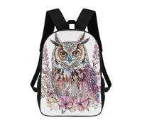 sinyumoney Owl Minimalist Paint Sac À Dos Imprimé En 3D Pour Enfants, Sac À Dos Scolaire, Sac À Dos De Voyage Pour Enfants, Sac À Livres Grande Capacité, Sac À Dos Pour Enfants 17inch